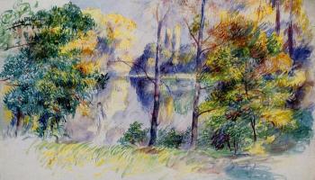 Pierre Auguste Renoir : Park Scene